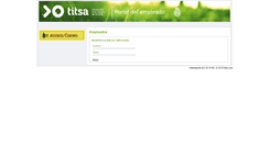 Desktop Screenshot of empleados.titsa.com